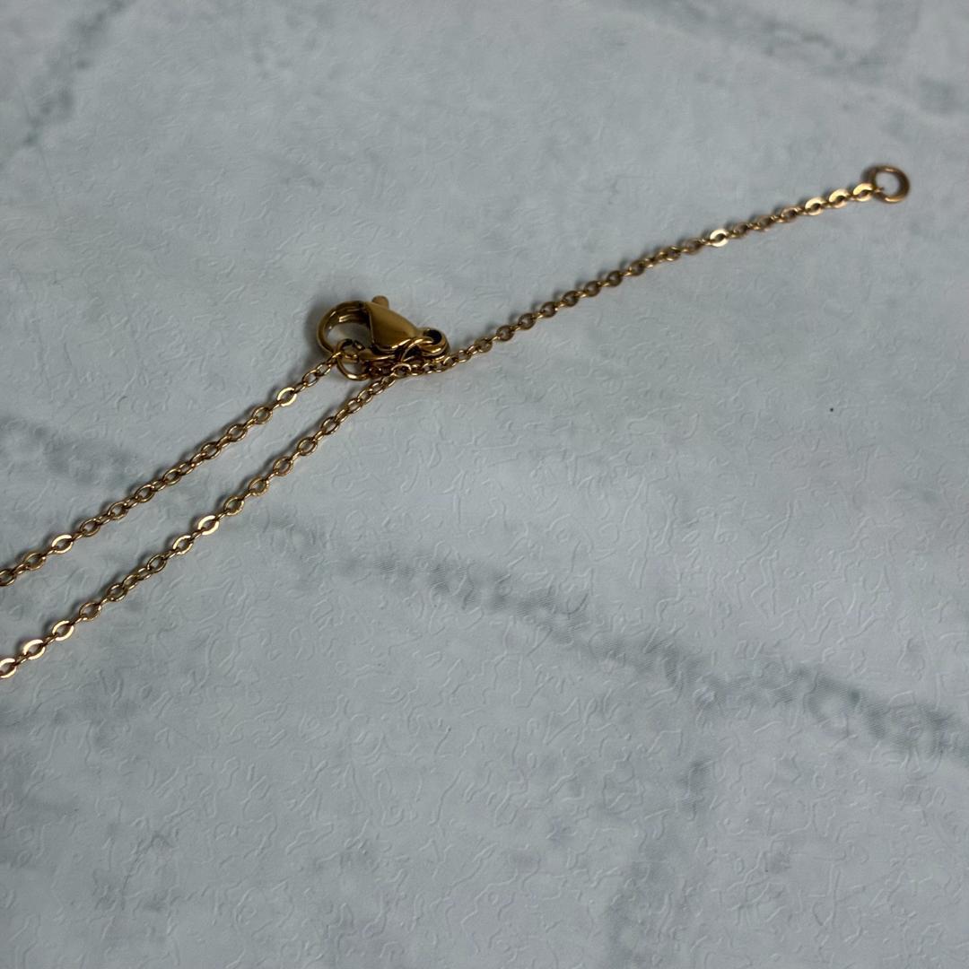Tasaki pearl necklace with white heart-shaped mabe pearl on 46 cm adjustable K18 gold chain
