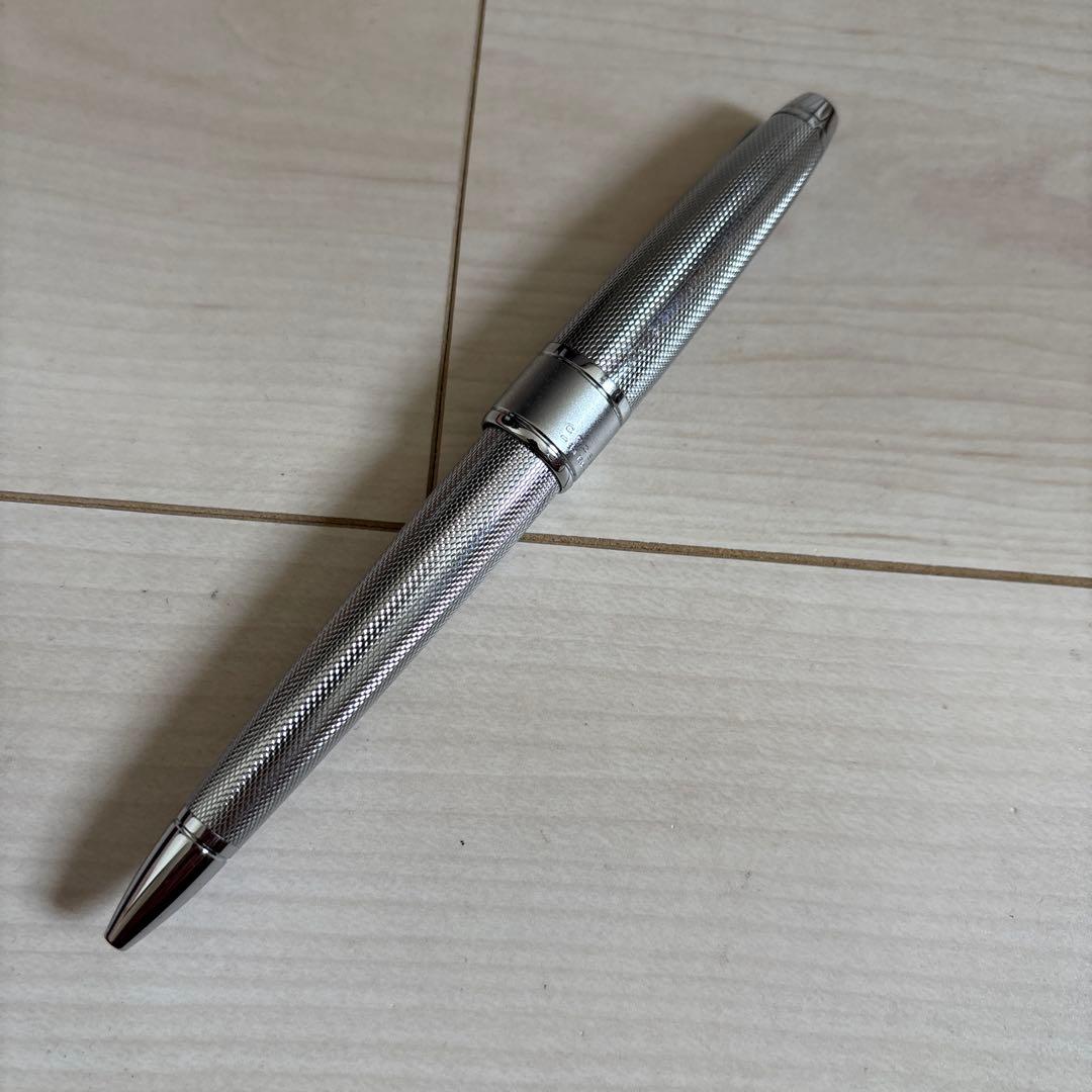 CROSS Abgzy silver ballpoint pen with Guilloché engraving and included dedicated case