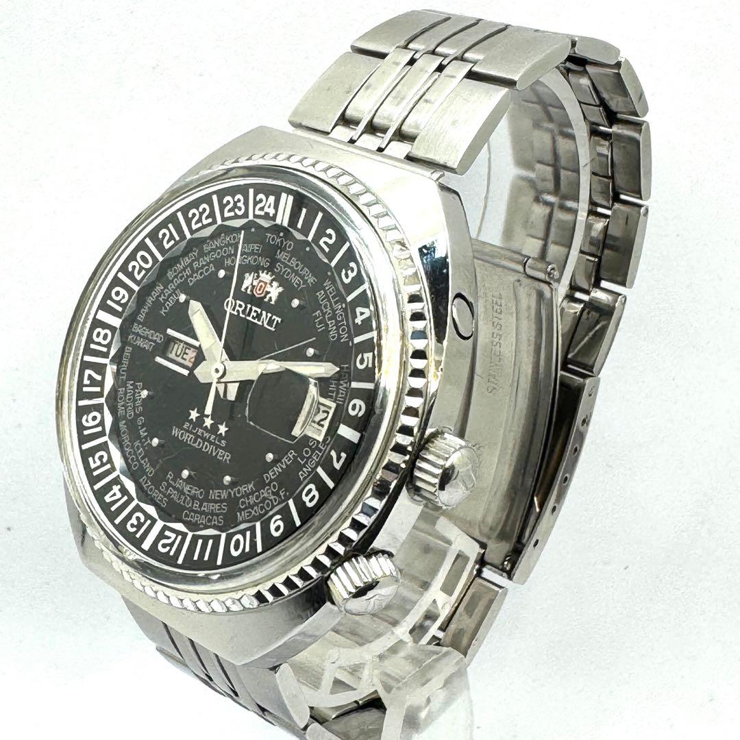 ORIENT Three Star World Diver 21 Jewels Automatic Men's Watch — Japanese