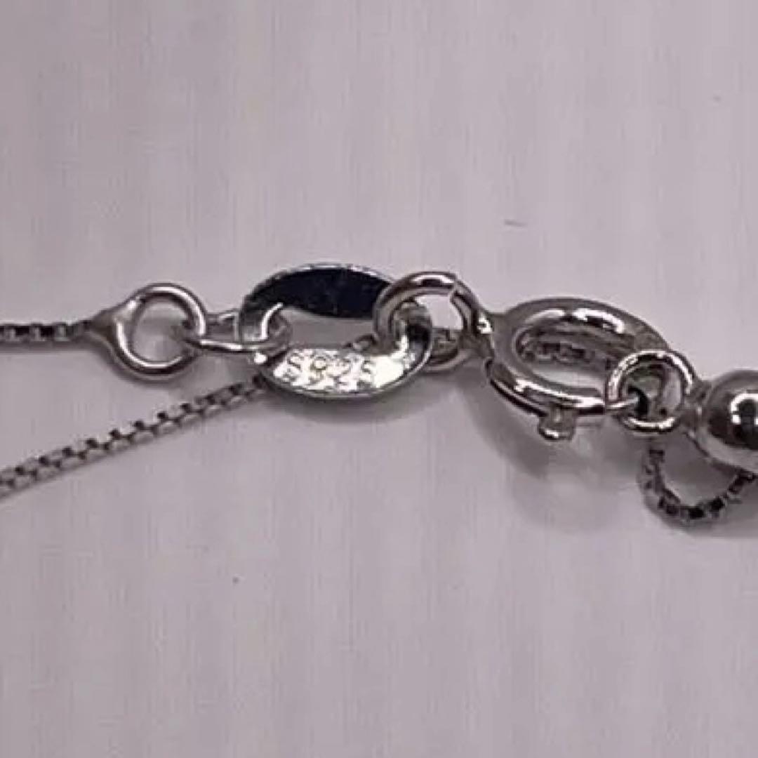 Akoya pearl 5-row pendant necklace with blue 7-7.5mm pearls on S925 silver adjustable chain