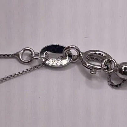 Akoya pearl 5-row pendant necklace with blue 7-7.5mm pearls on S925 silver adjustable chain