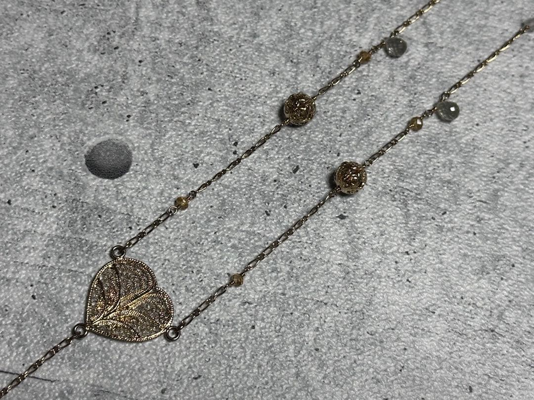 Agete Cross Heart Necklace Silver 925 model 384 with 71.5 cm chain displayed on white background