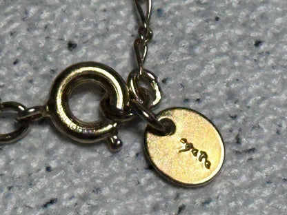 Agete Cross Heart Necklace Silver 925 model 384 with 71.5 cm chain displayed on white background