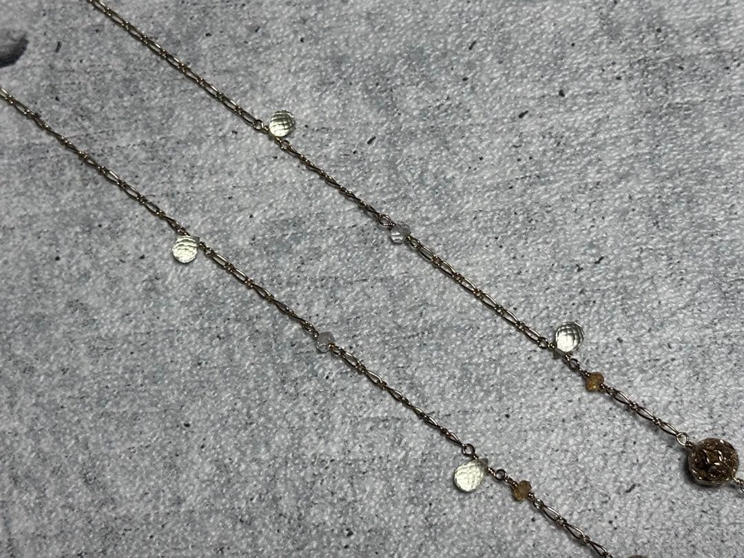 Agete Cross Heart Necklace Silver 925 model 384 with 71.5 cm chain displayed on white background
