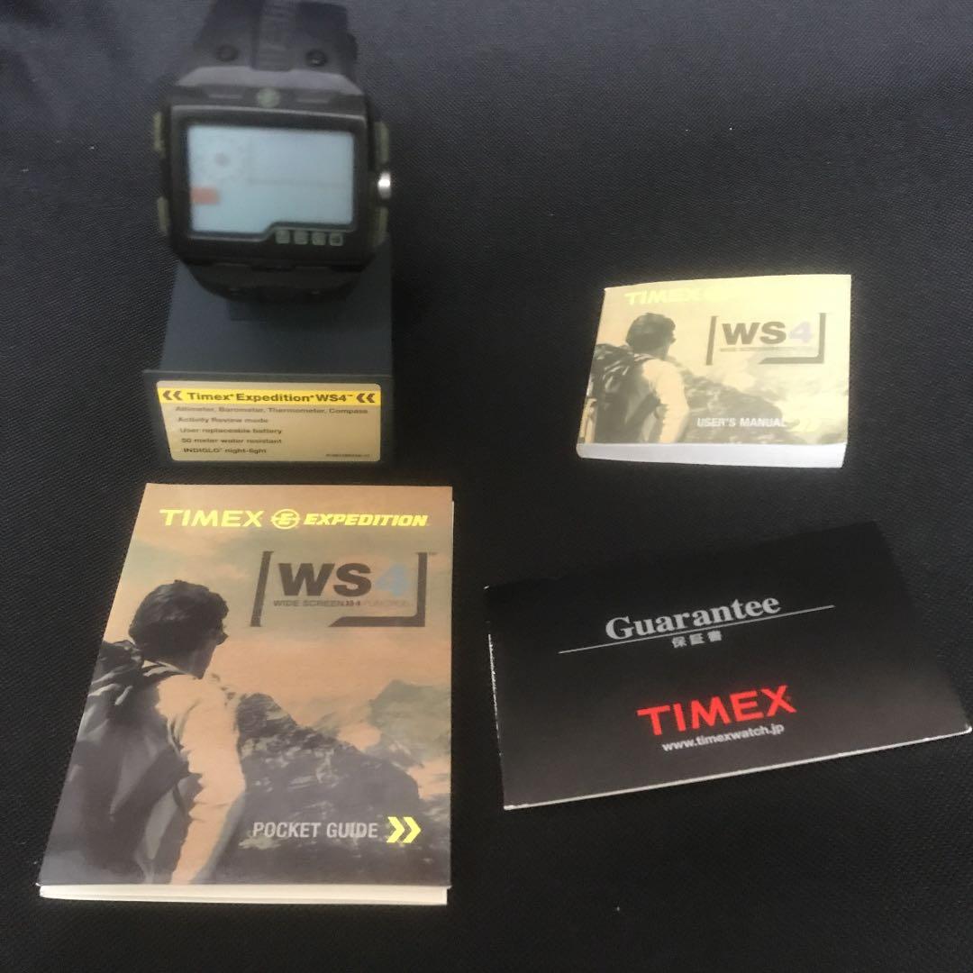 TIMEX Expedition WS4 Black Quartz Men's Watch — Japanese