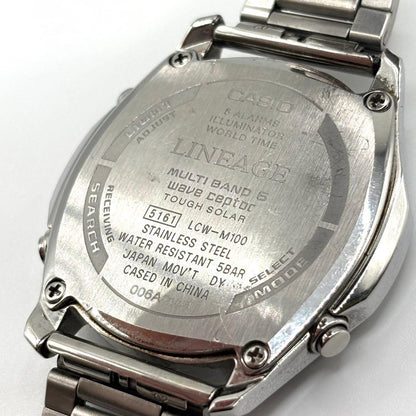 CASIO LCW-M100 Solar Men's Watch — Japanese