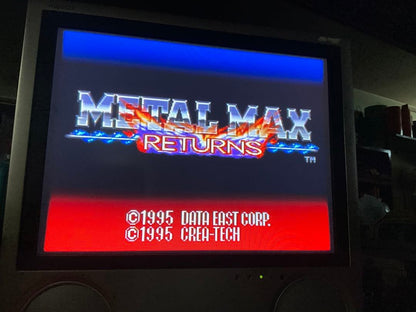 Metal Max Returns game cartridge for Super Nintendo SNES platform