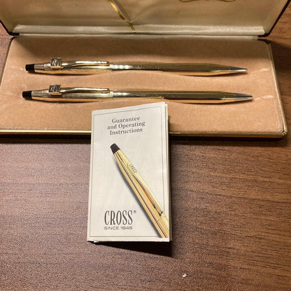Unused Coca-Cola Crossball ballpoint pen and mechanical pencil set in original condition