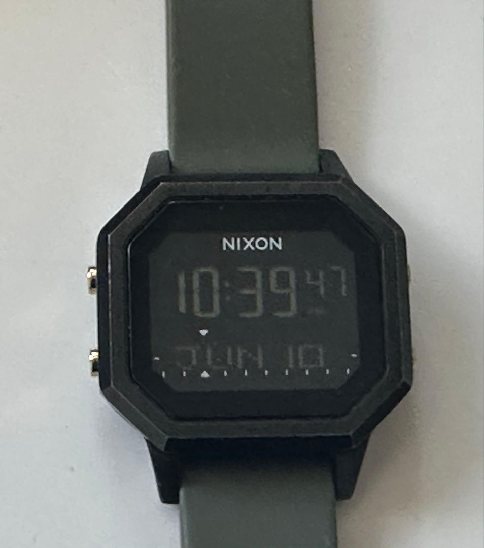 NIXON SIREN SS BLACK FATIGUE Digital Men's Watch — Japanese