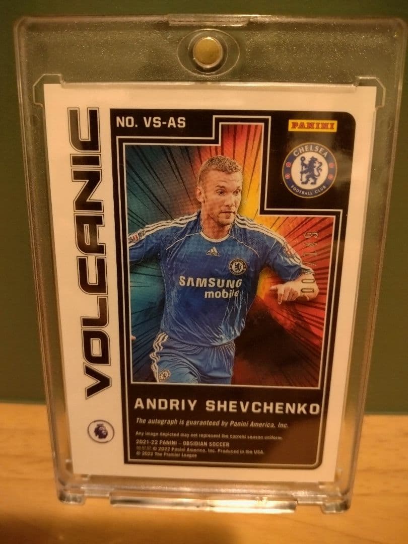 Panini Jersey Number Shevchenko Autograph Card Ukraine — Japanese