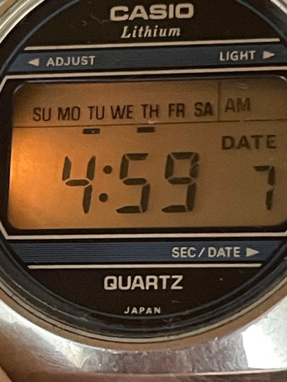CASIO 94QR-26 Digital Men's Watch — Japanese