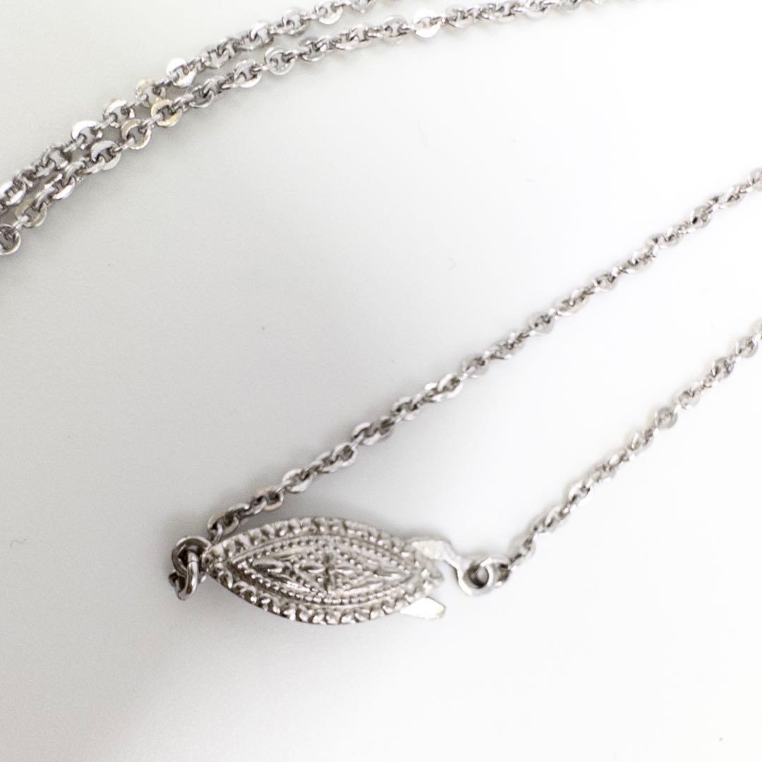 Mikimoto Mabe pearl drop pendant necklace in sterling silver with 46 cm chain