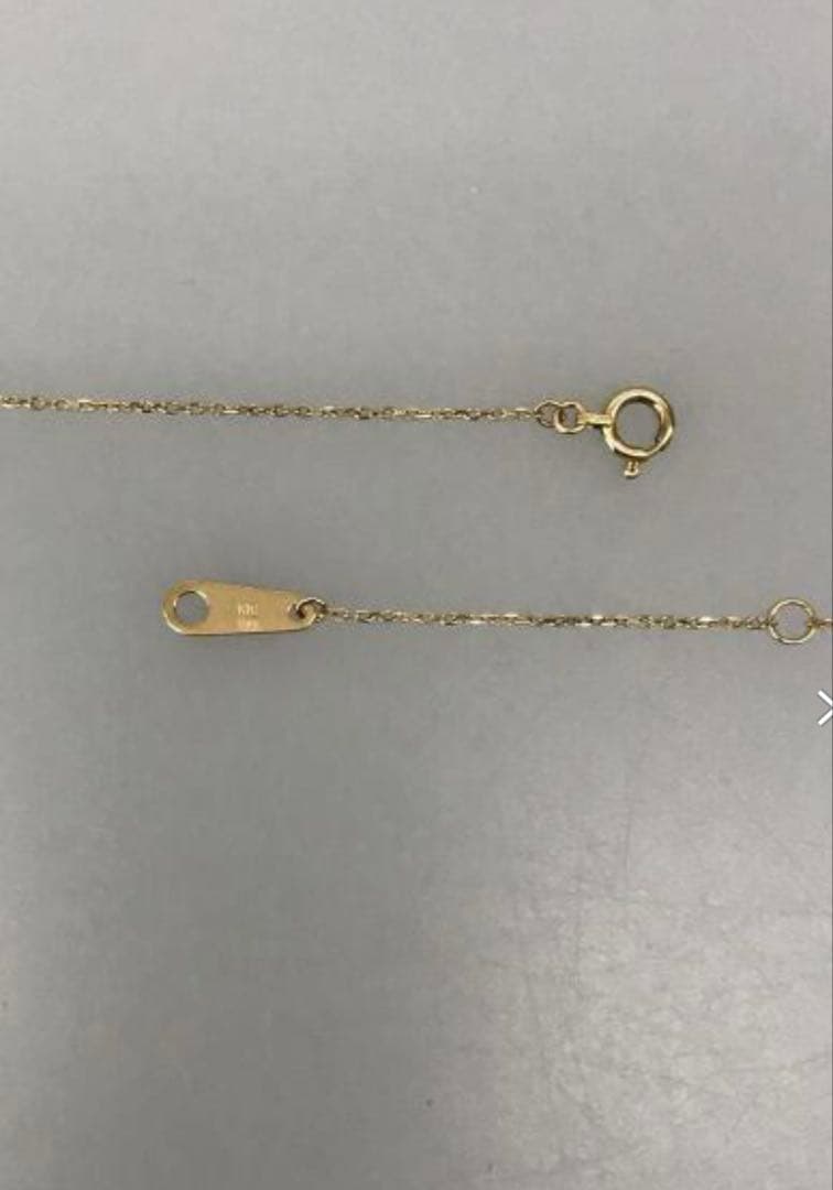 agete Diamond Necklace with 0.05ct diamond set in 10K gold on a 40cm chain