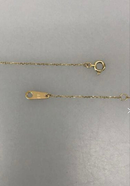 agete Diamond Necklace with 0.05ct diamond set in 10K gold on a 40cm chain