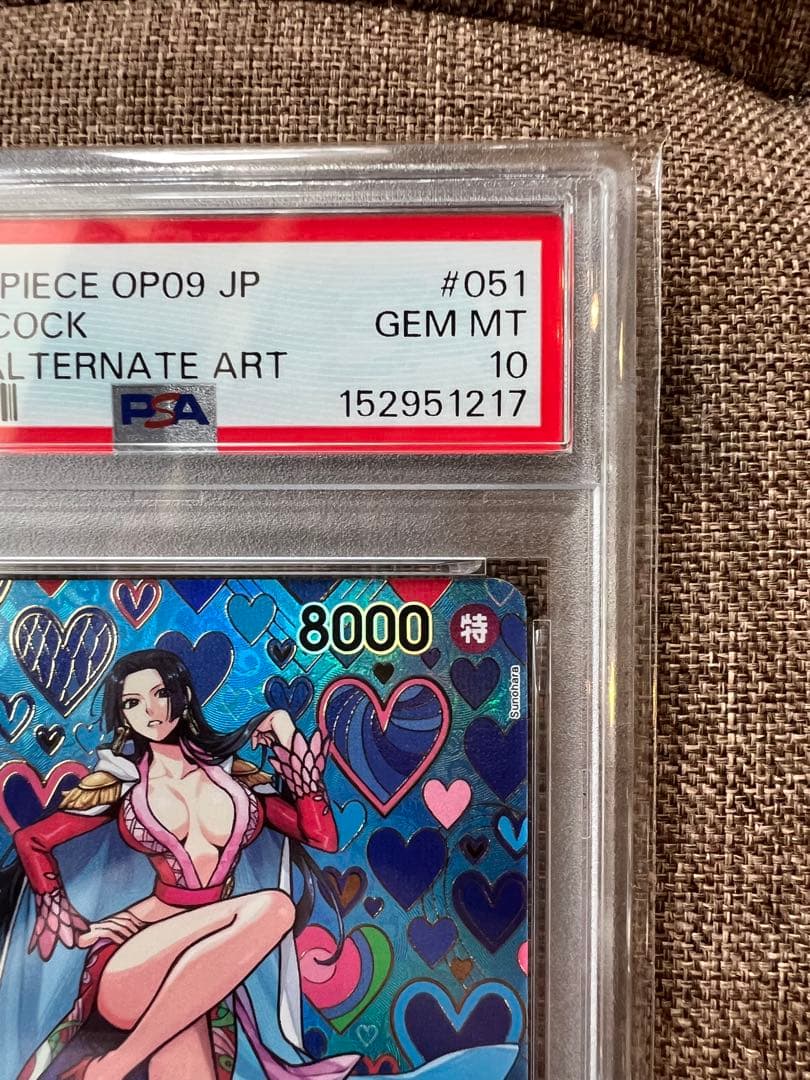 PSA 10 One Piece Boa Hancock SR — OP07-051 — Japanese