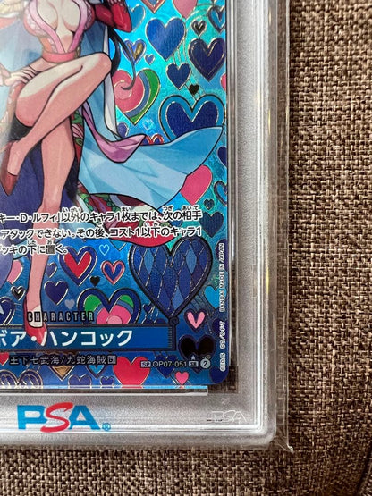 PSA 10 One Piece Boa Hancock SR — OP07-051 — Japanese