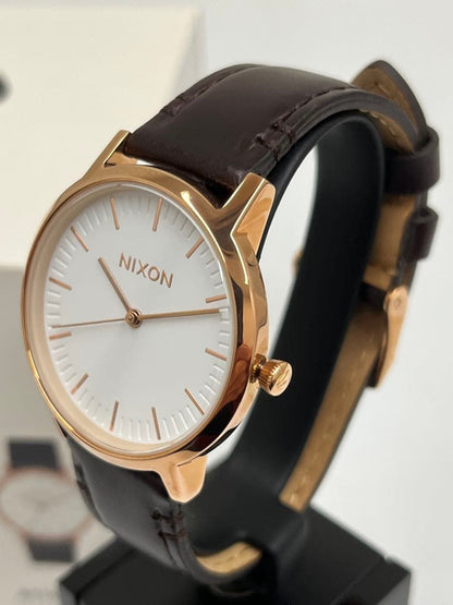 NIXON PORTER 35 LEATHER Quartz Men's Watch — Japanese