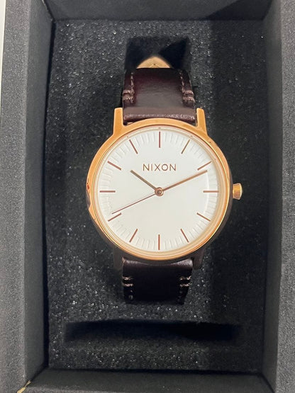 NIXON PORTER 35 LEATHER Quartz Men's Watch — Japanese