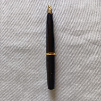 Pilot Fountain Pen in black metal with a classic fountain pen design for elegant writing
