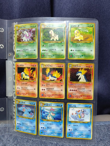 Pokemon Pokémon Card NEO Premium File Gold and Silver New World — Japanese