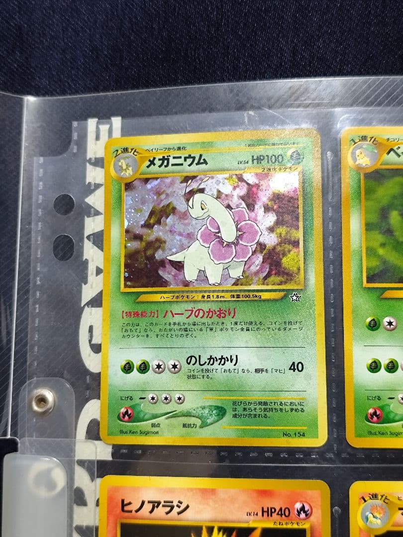 Pokemon Pokémon Card NEO Premium File Gold and Silver New World — Japanese