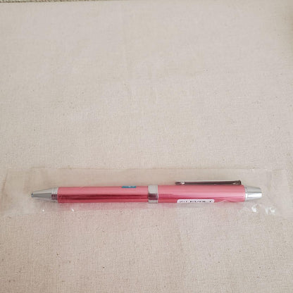 Pilot EVOLT BTHE 150R-SP multi-function pen in light pink with black and red ballpoint pens and 0.5mm pencil