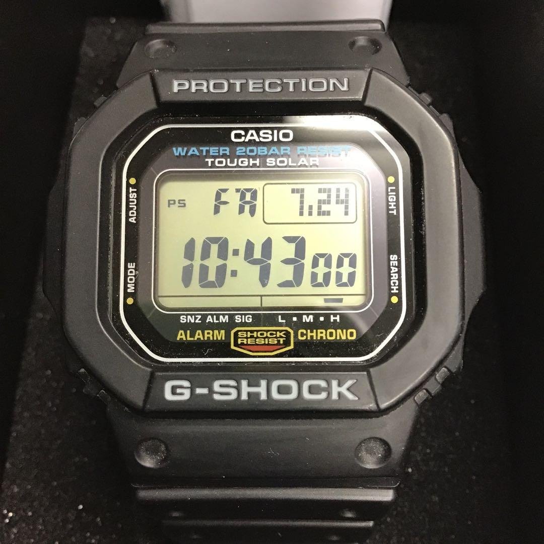 CASIO G-5600UE-1JF Solar Men's Watch — Japanese