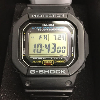 CASIO G-5600UE-1JF Solar Men's Watch — Japanese