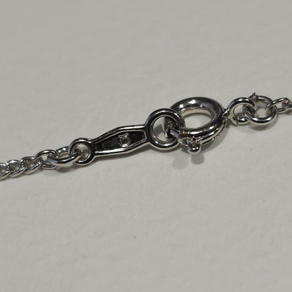 1367 Mikimoto Pearl Necklace with 7mm pearls on 42cm silver chain