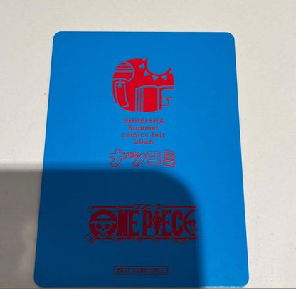 One Piece One Piece NatsuComi 2026 Bonus Card — Japanese