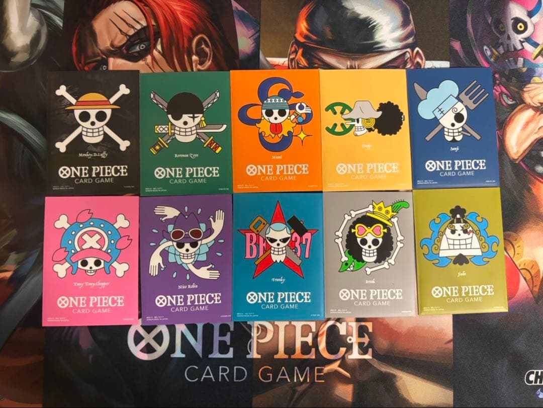 One Piece One Piece Card Game Straw Hat Pirates Don!! Card 10-Piece Set with Sleeves — Japanese