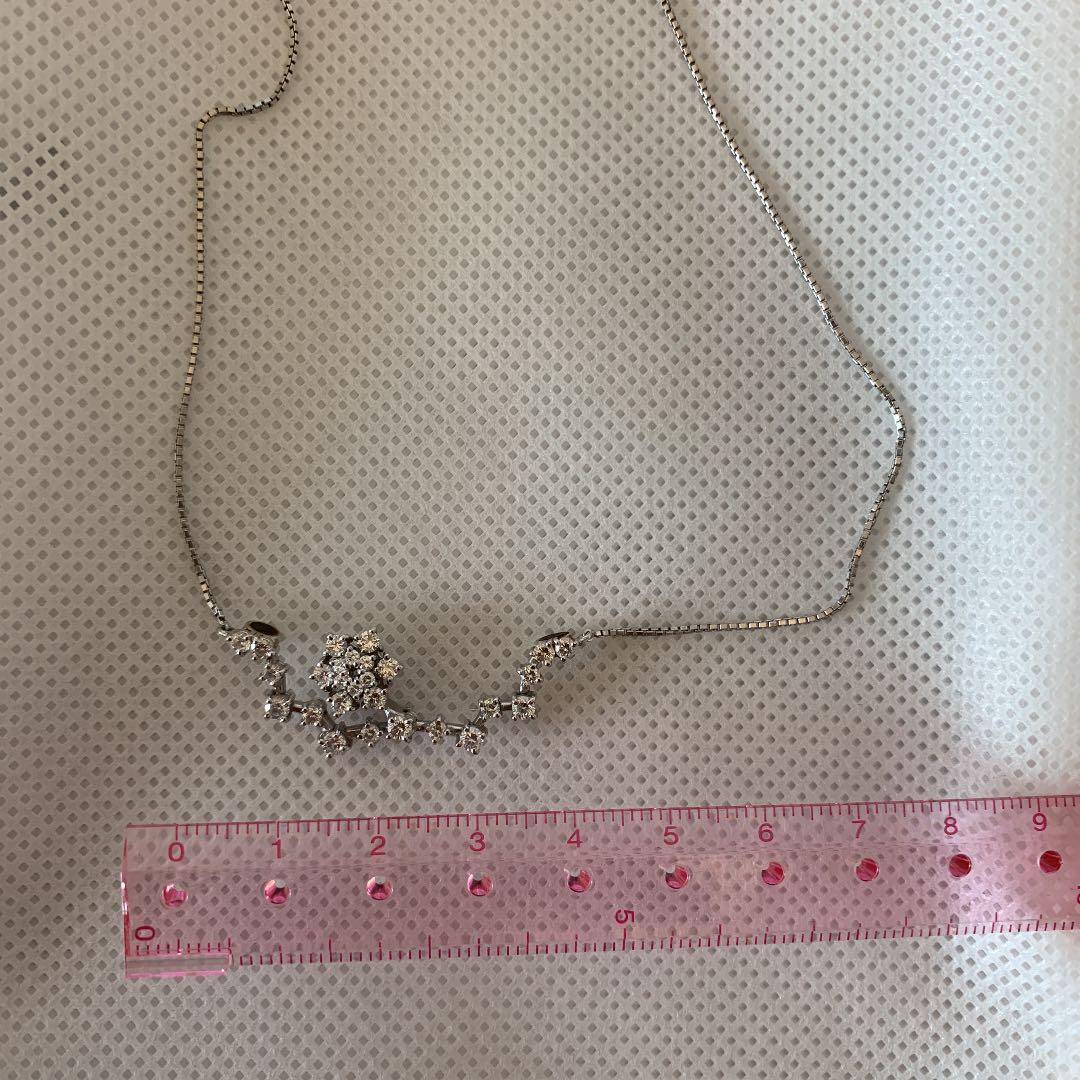TASAKI pearl and diamond platinum necklace featuring 1 carat diamonds and double-sided magnetic design