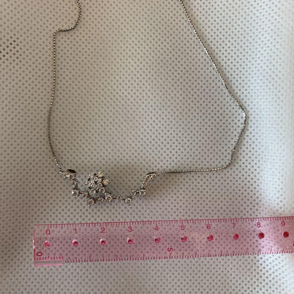 TASAKI pearl and diamond platinum necklace featuring 1 carat diamonds and double-sided magnetic design
