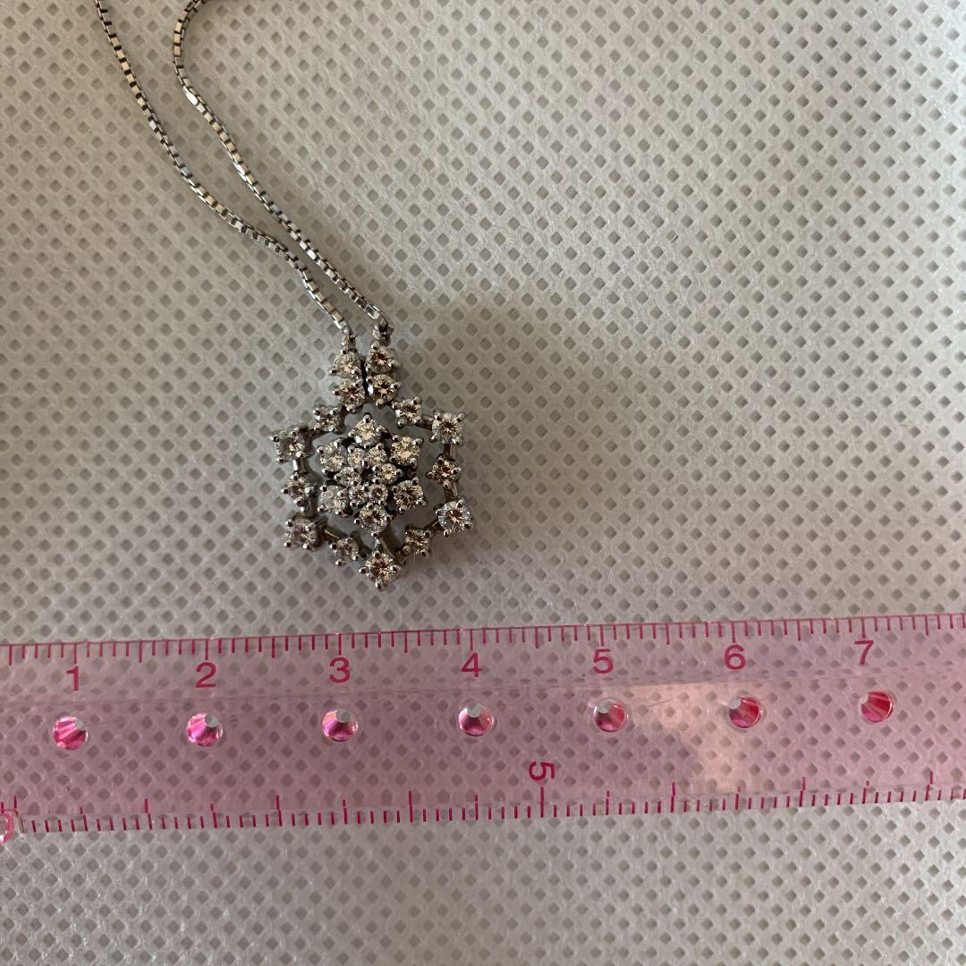 TASAKI pearl and diamond platinum necklace featuring 1 carat diamonds and double-sided magnetic design