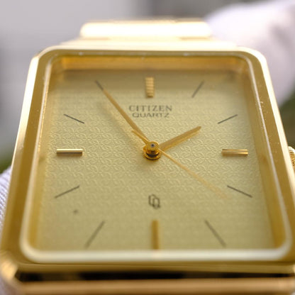 Citizen Tank Quartz Men's Watch — Japanese