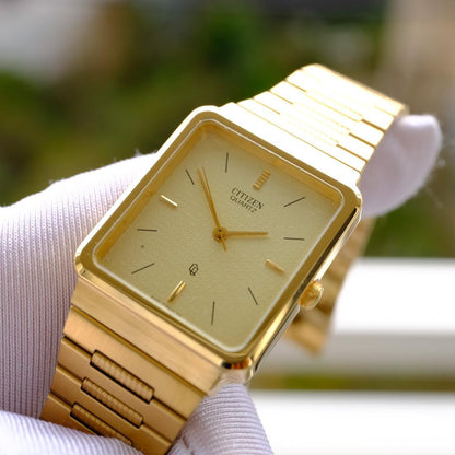 Citizen Tank Quartz Men's Watch — Japanese