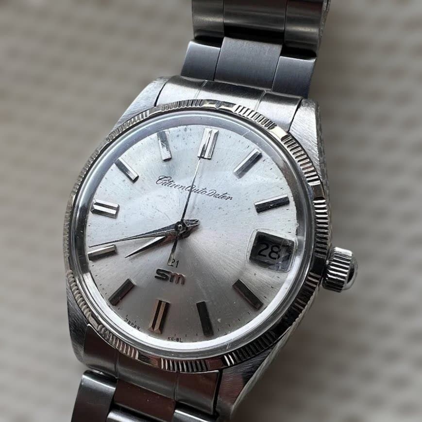 Citizen SM 21 石 エンジンターンドベゼル １ Automatic Men's Watch — Japanese