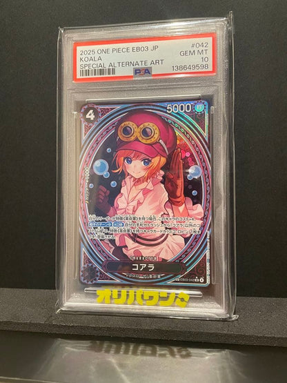 PSA 10 One Piece Koala SR-SPC L — EB03-042 — Japanese