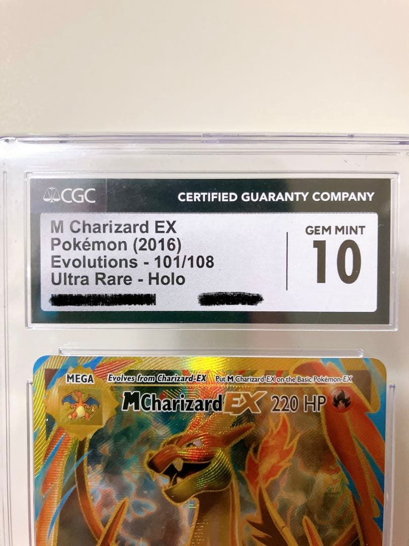 CGC10 Gem Mint Pokemon Charizard ex — 101/108 — Japanese