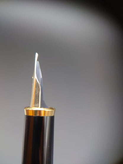PILOT 14K gold fountain pen with fine point F nib in unused condition