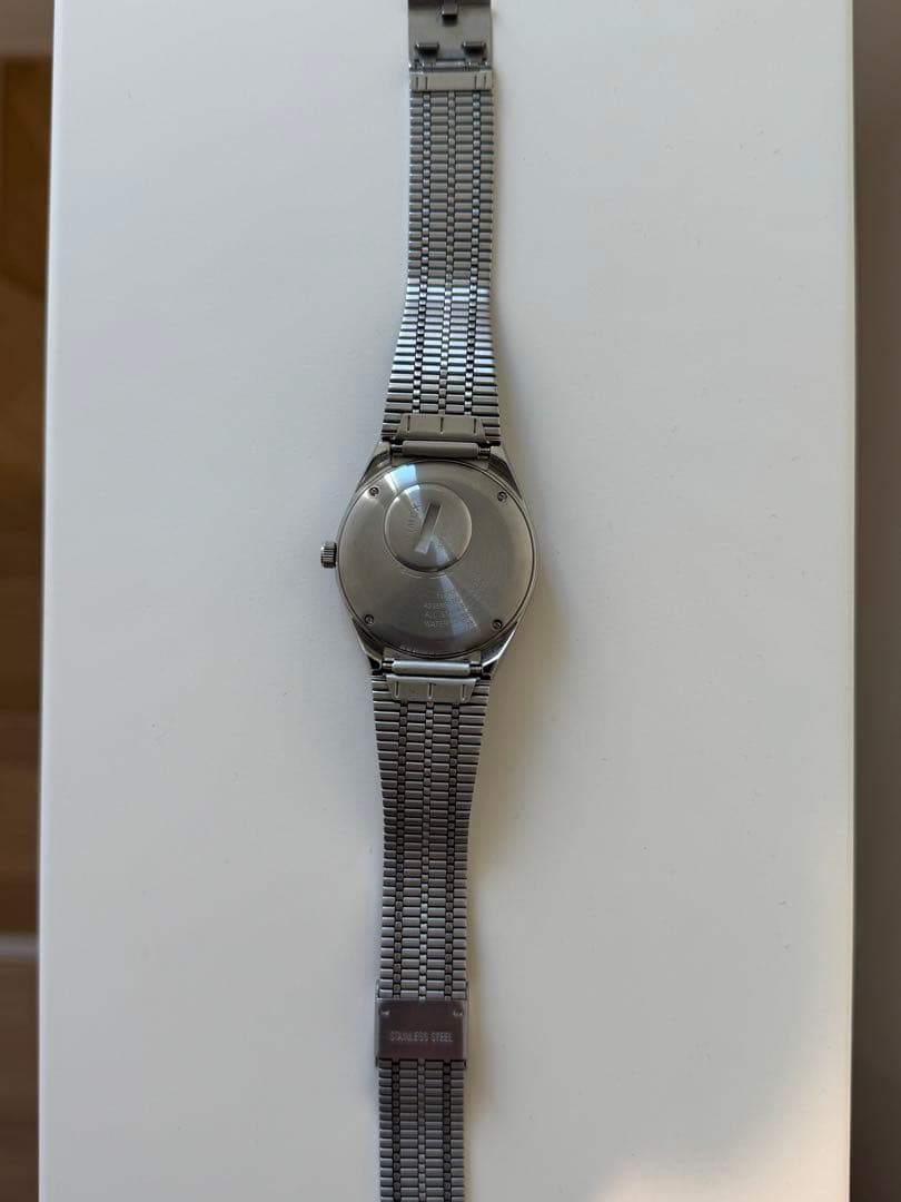 TIMEX Blue Dial Red Blue Bezel Stainless Band Analog Men's Watch — Japanese