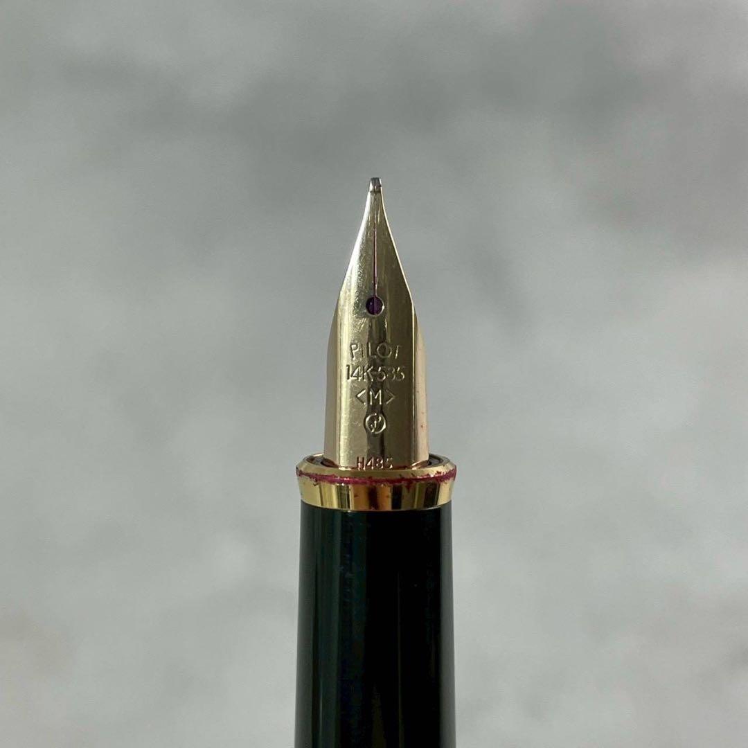 K14PILOT Pilot K14 Fountain Pen 585 Metal with 13.4cm vertical size and 1.2cm horizontal size
