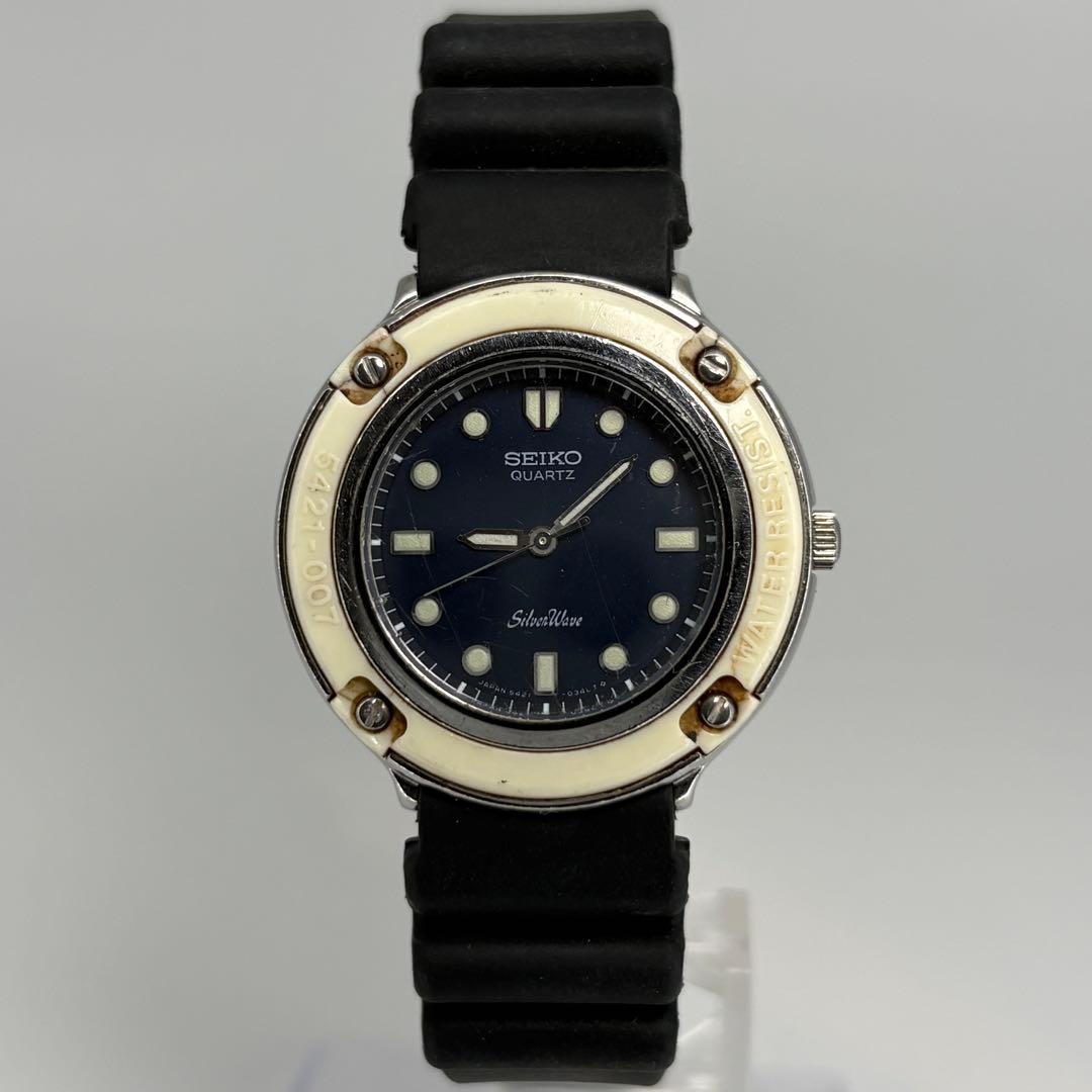 SEIKO Silver Wave 1982 Quartz Men's Watch — Japanese