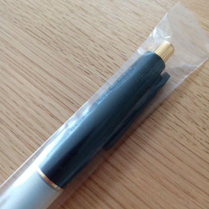 Pilot Dr. Grip fine tip black ballpoint pen with gold plating and black barrel, discontinued model