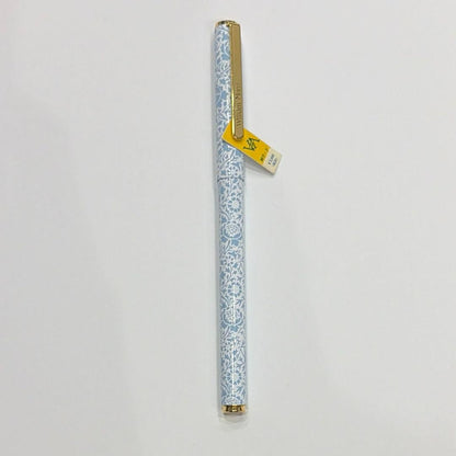 William Morris Collection pen set including ballpoint pen, mechanical pencil, and fountain pen in original box