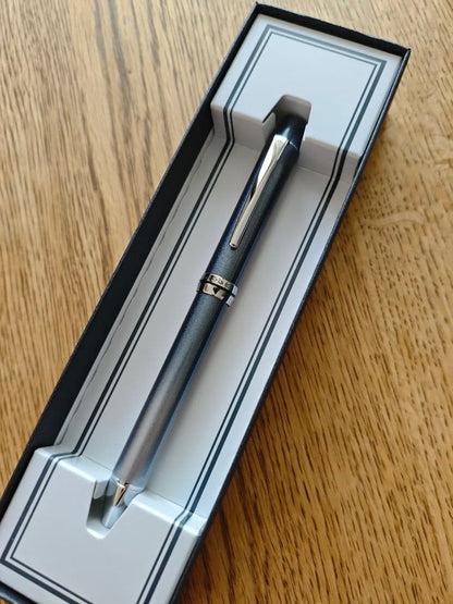 PILOT 4+1 RiDGE Series Multi-function Pen Special Edition with slim silver gradient design