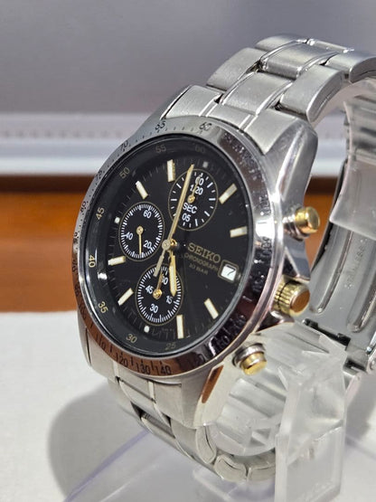 SEIKO 7T92 0DW0 Quartz Men's Watch — Japanese