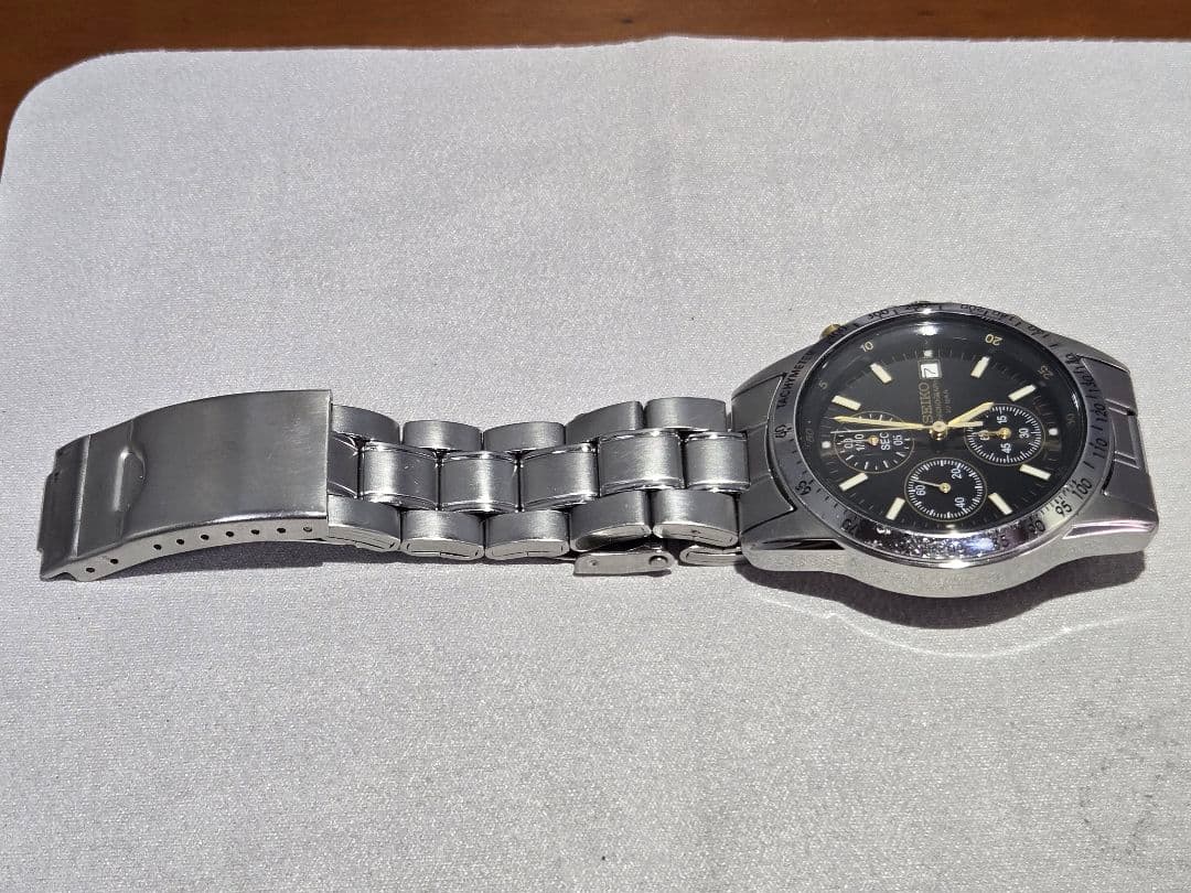 SEIKO 7T92 0DW0 Quartz Men's Watch — Japanese