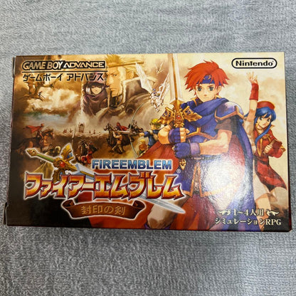 Fire Emblem Sealed Sword game cartridge for Game Boy Advance in original packaging