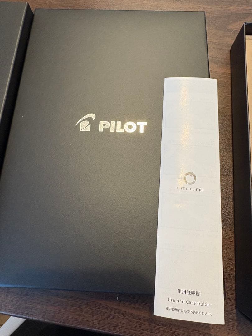 Pilot TimeLiner brand new unused 7-page item with partially dented box
